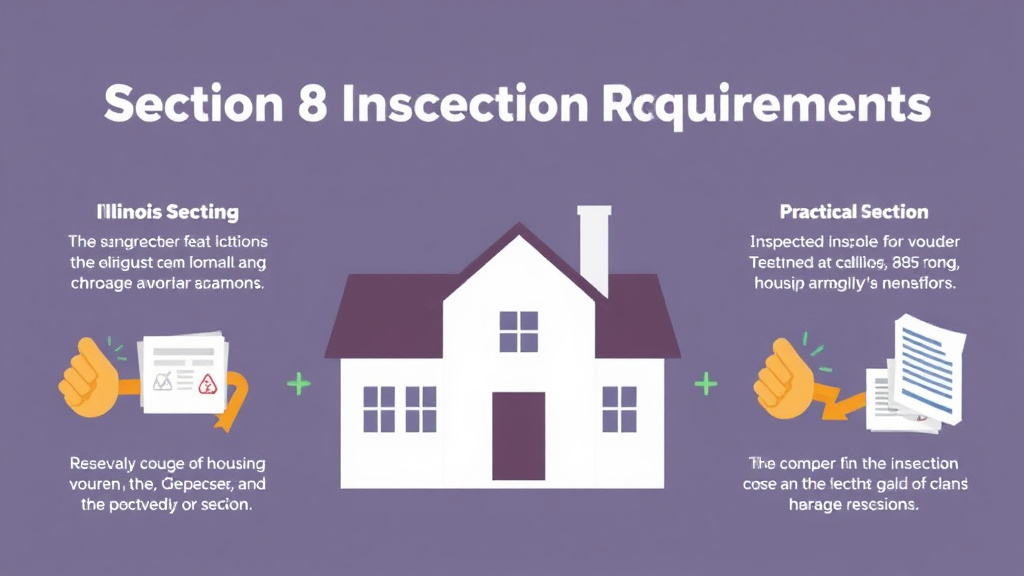 Visual guide for practical steps in section 8 inspection requirements in illinois