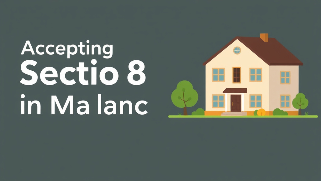Illustration showing key concepts related to accepting section 8 in maryland