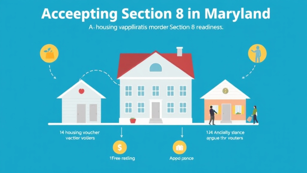 Visual guide for practical steps in accepting section 8 in maryland