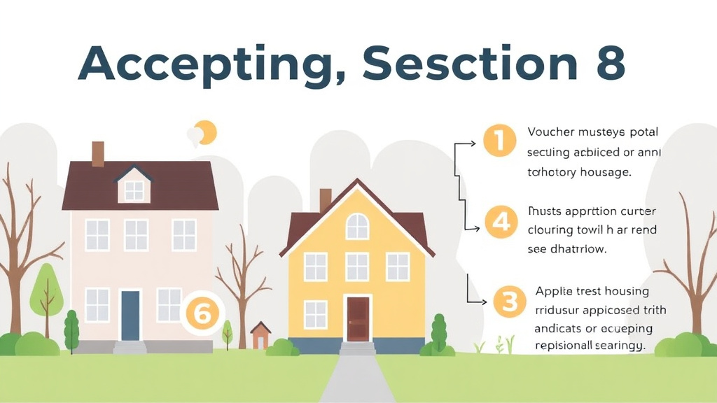 Action-oriented illustration showing how to apply accepting Section 8 in Minnesota