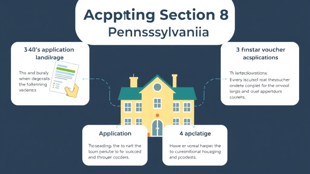 Visual guide for practical steps in accepting section 8 in pennsylvania