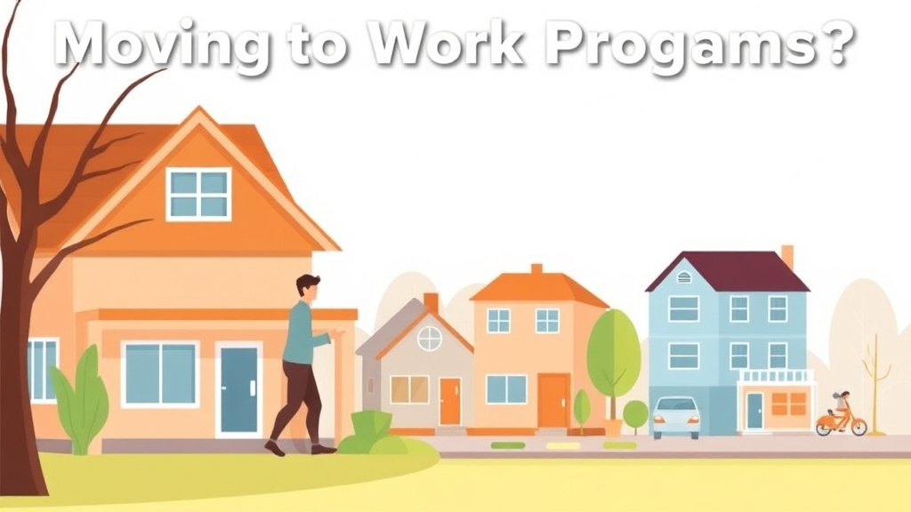 A professional illustration depicting moving to Work Programs Explained