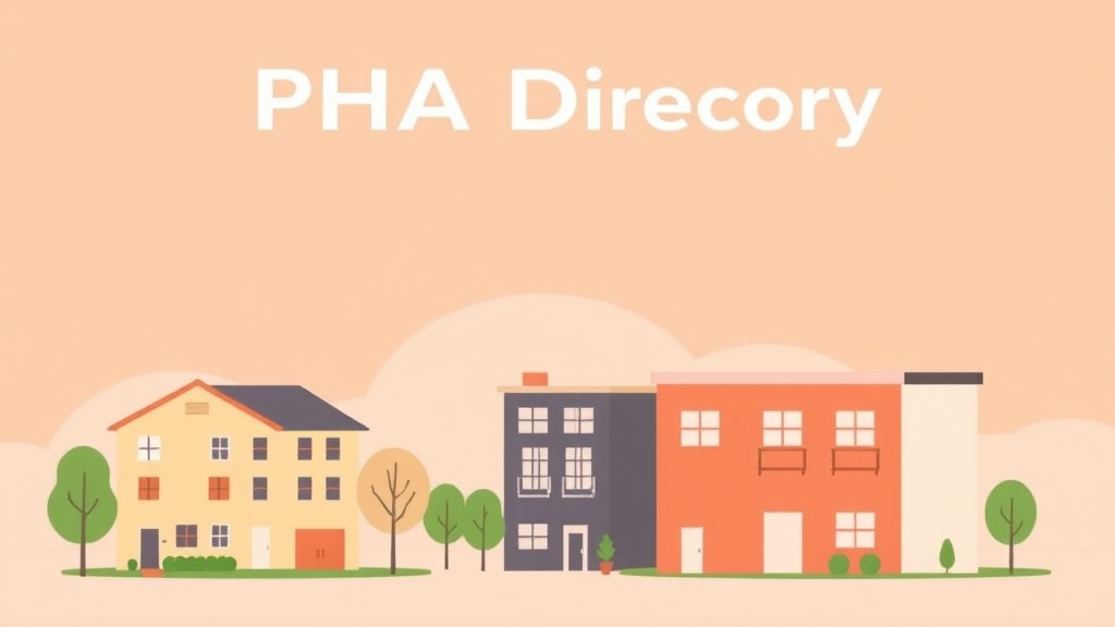 Illustration breaking down the fundamentals of PHA Directory for Texas