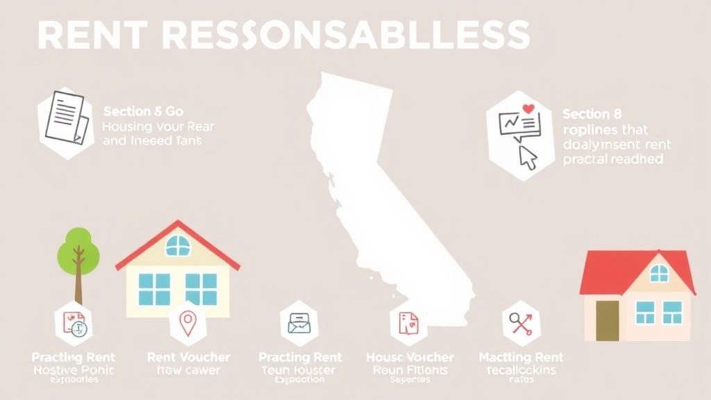 Visual guide for practical steps in rent reasonableness in california