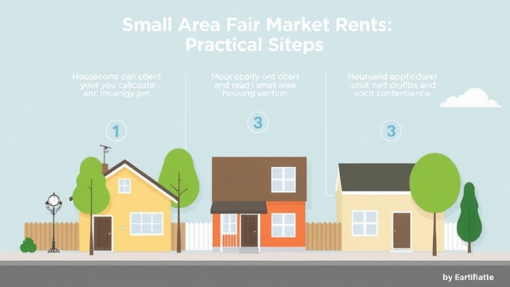 Action-oriented illustration showing how to apply small Area Fair Market Rents in California