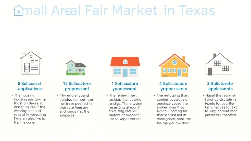 Action-oriented illustration showing how to apply small Area Fair Market Rents in Texas