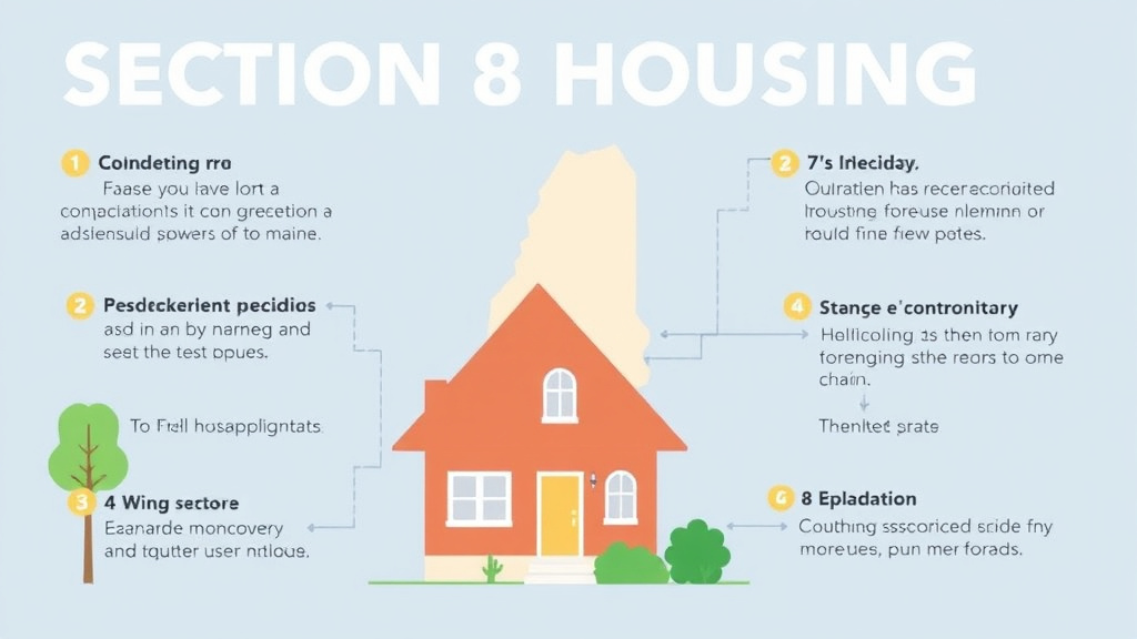 Action-oriented illustration showing how to apply section 8 Housing in Maine