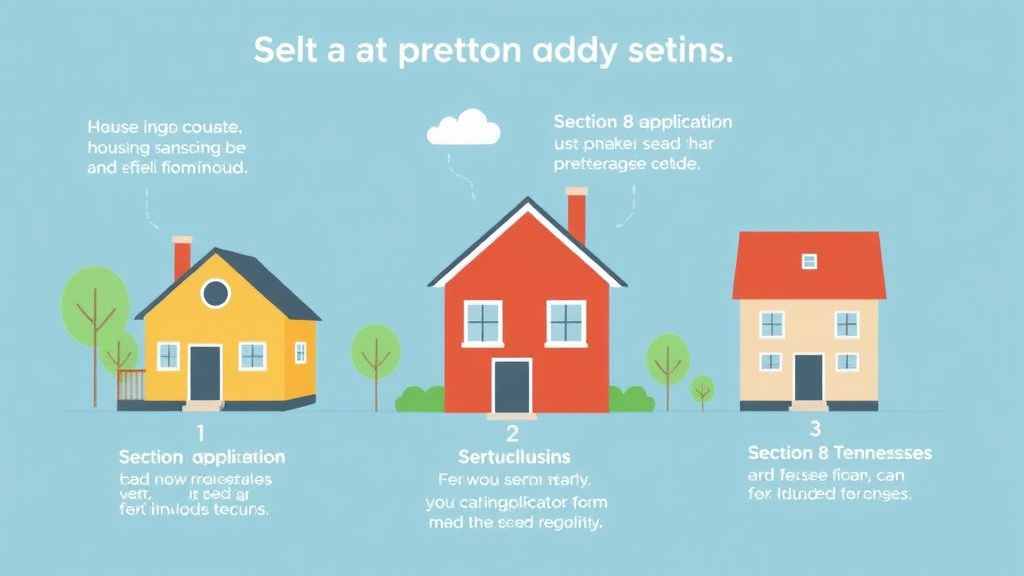 Process flow illustration for putting section 8 Housing in Tennessee into action