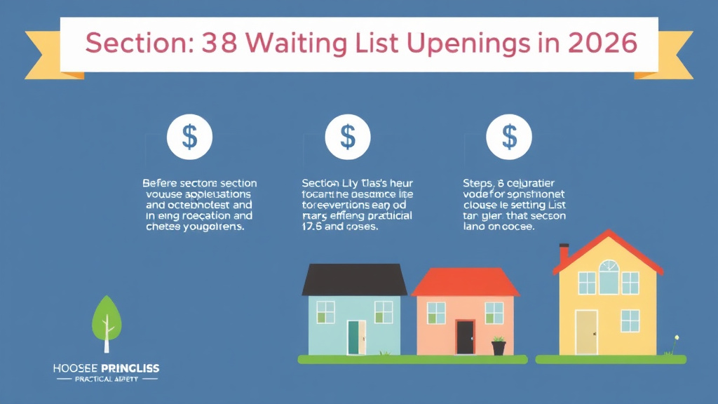 Process flow illustration for putting section 8 Waiting List Openings in 2026 into action