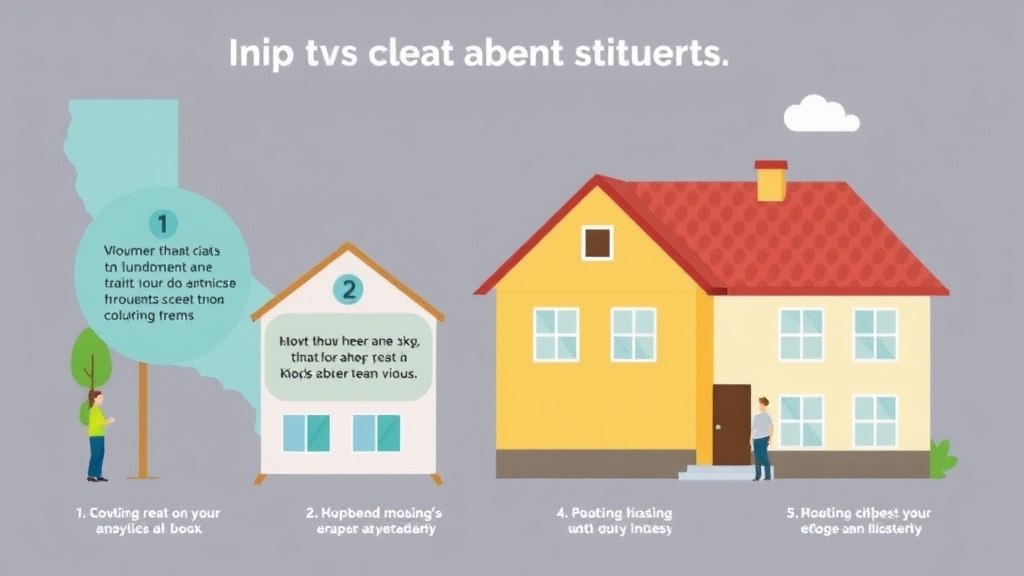 Visual guide for practical steps in section 8 tenant rights in california