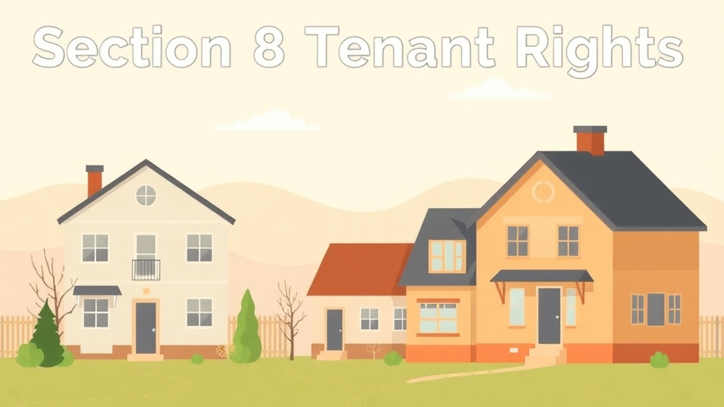 Illustration showing key concepts related to section 8 tenant rights in colorado