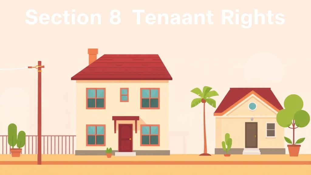 Illustration showing key concepts related to section 8 tenant rights in florida