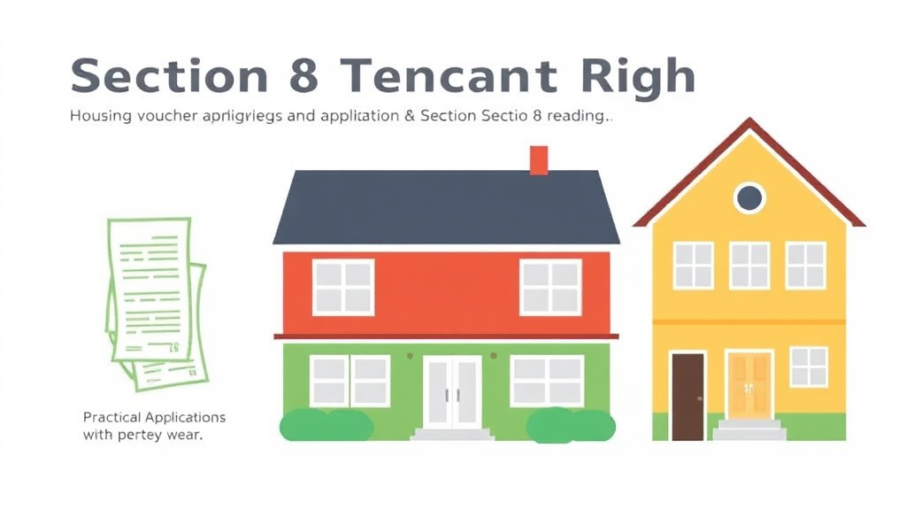 Action-oriented illustration showing how to apply section 8 Tenant Rights in Illinois