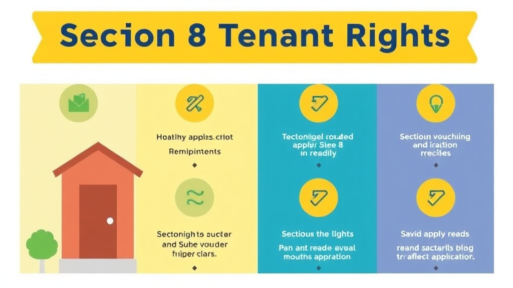 Visual guide for practical steps in section 8 tenant rights in massachusetts