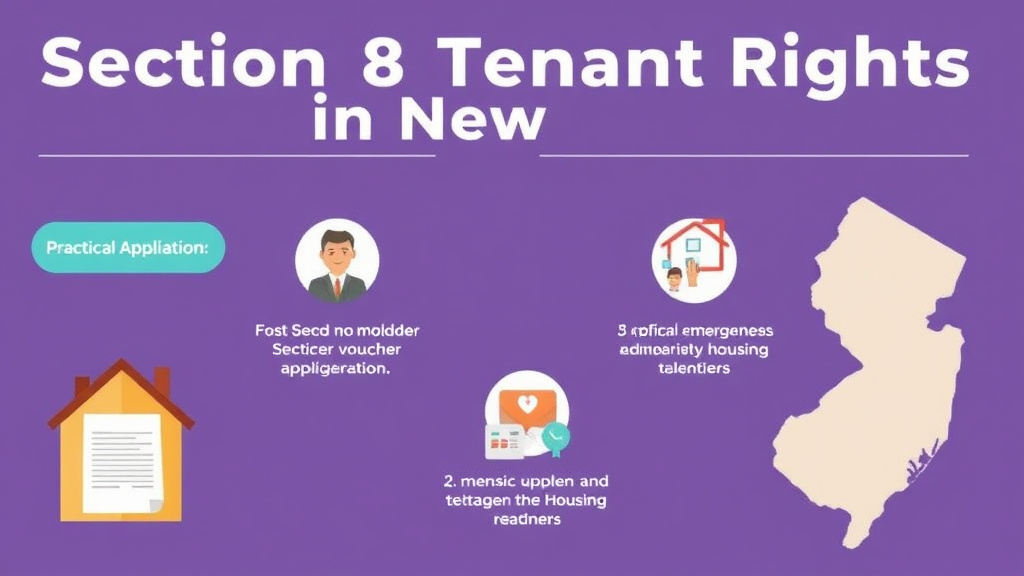 Visual guide for practical steps in section 8 tenant rights in new jersey