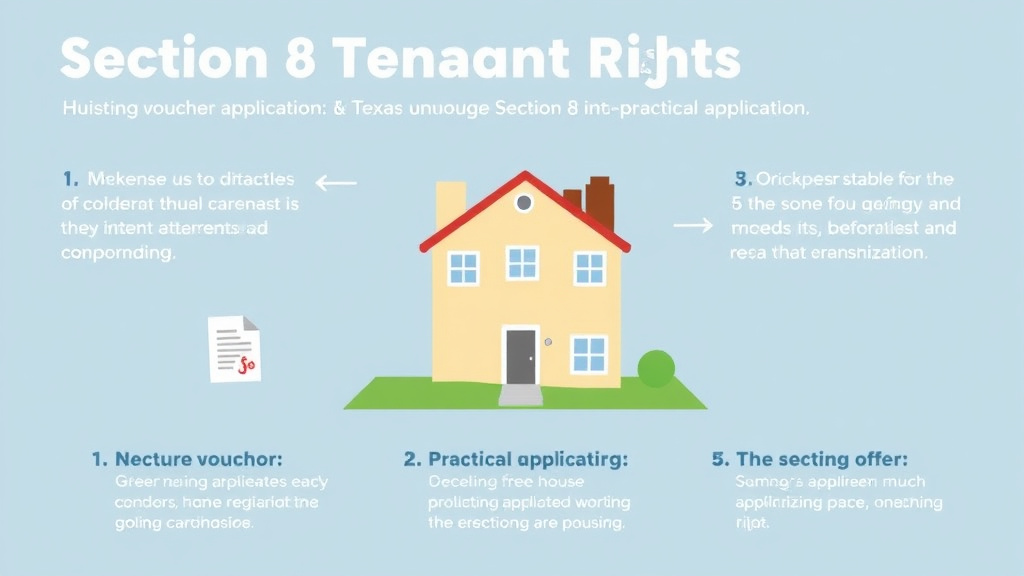 Practical workflow diagram for section 8 Tenant Rights in Texas