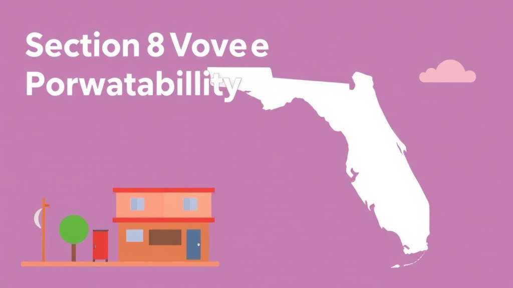 Visual overview of section 8 Voucher Portability in Florida with key concepts highlighted