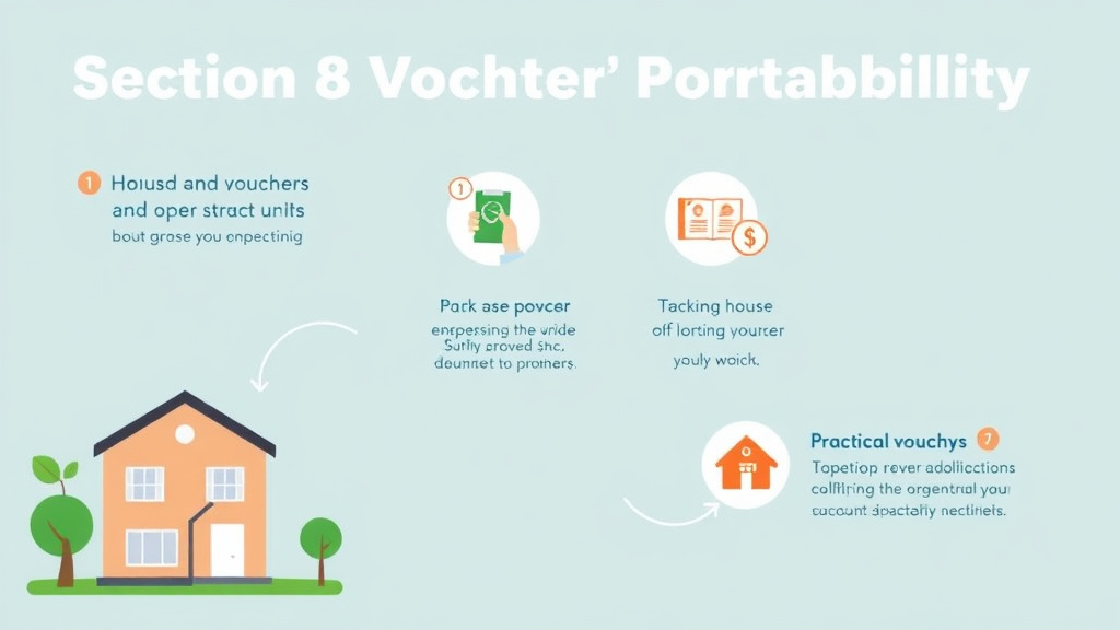 Practical checklist visual for section 8 Voucher Portability in Florida