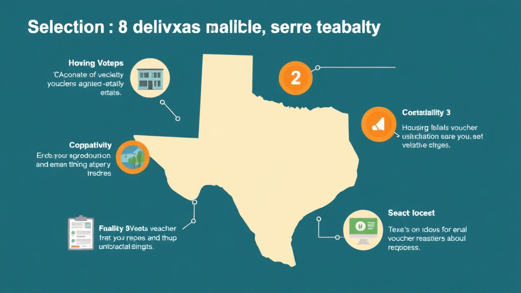 Practical workflow diagram for section 8 Voucher Portability in Texas
