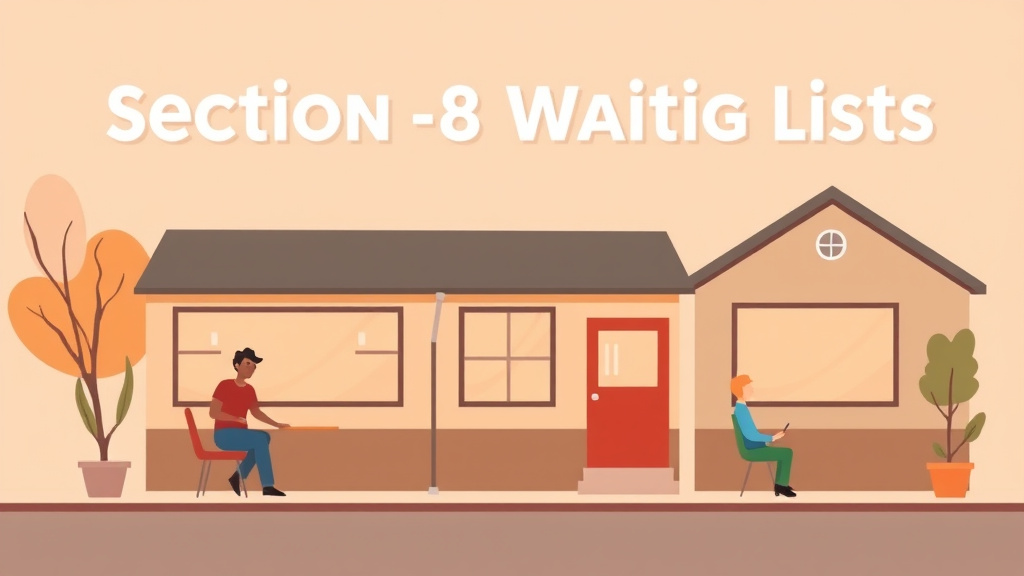 Educational graphic covering the essentials of section 8 Waiting Lists in Illinois