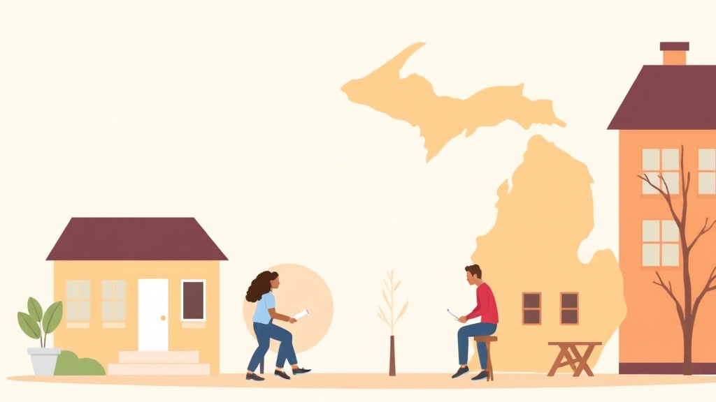 Illustration breaking down the fundamentals of section 8 Waiting Lists in Michigan