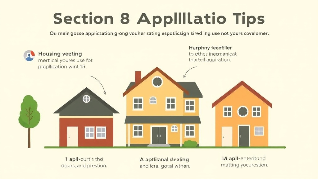 Process flow illustration for putting section 8 Application Tips into action