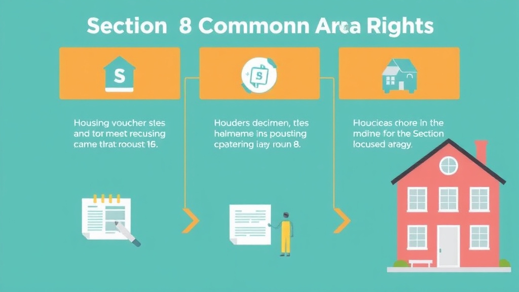 Visual guide for practical steps in section 8 common area rights