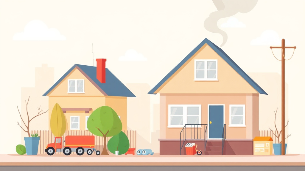 Illustration showing key concepts related to emergency repairs for section 8 tenants