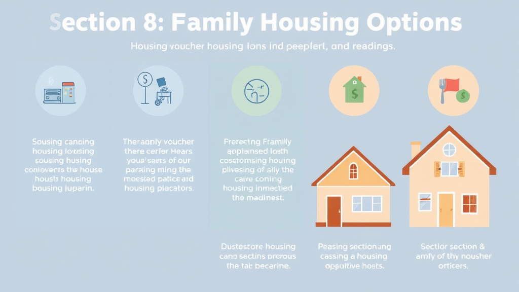 Visual guide for practical steps in section 8 family housing options