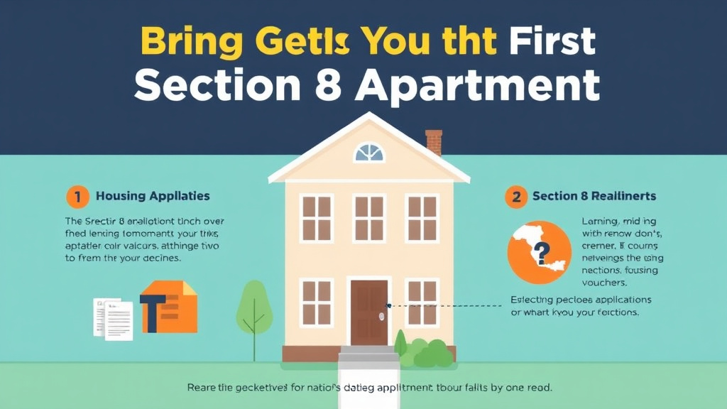 Practical workflow diagram for getting Your First Section 8 Apartment