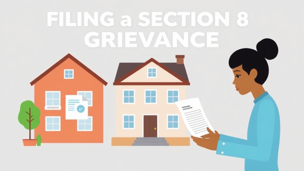Practical workflow diagram for filing a Section 8 Grievance