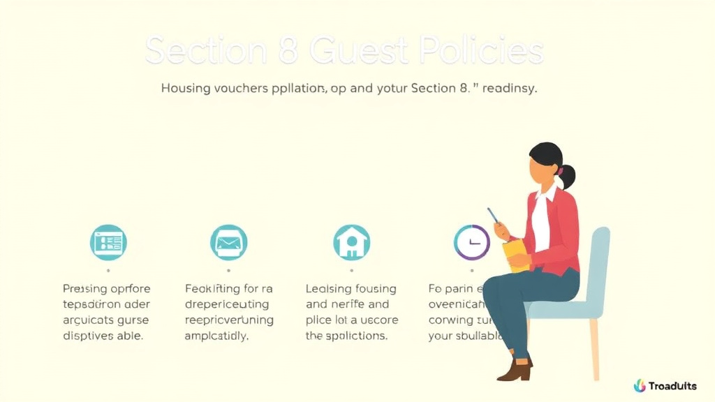 Visual guide for practical steps in section 8 guest policies for tenants
