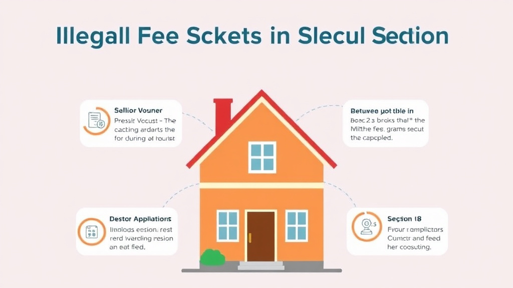 Practical checklist visual for illegal Fees in Section 8 Housing