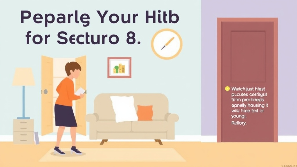 Visual guide for practical steps in preparing your unit for section 8 inspection