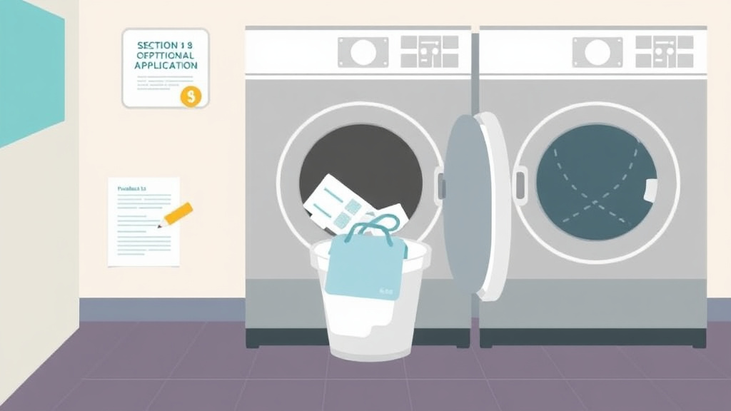 Action-oriented illustration showing how to apply section 8 Laundry Access Rights