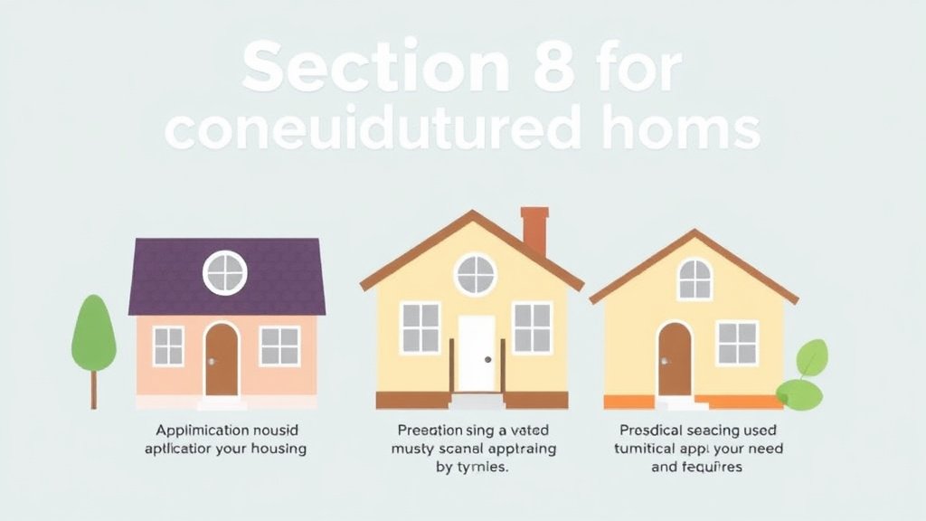 Visual guide for practical steps in section 8 for manufactured homes