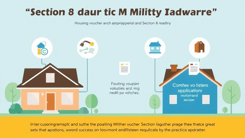 Visual guide for practical steps in section 8 for military veterans