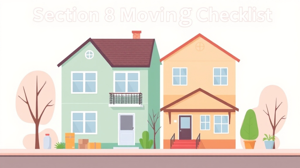 Detailed visual representation of section 8 Moving Checklist