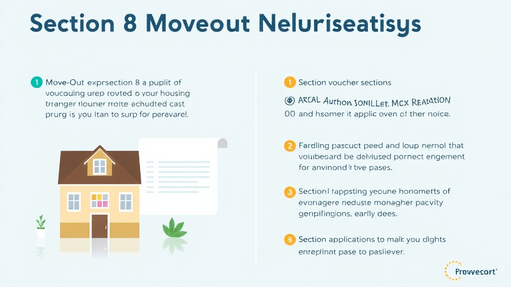 Visual guide for practical steps in section 8 move-out notice requirements