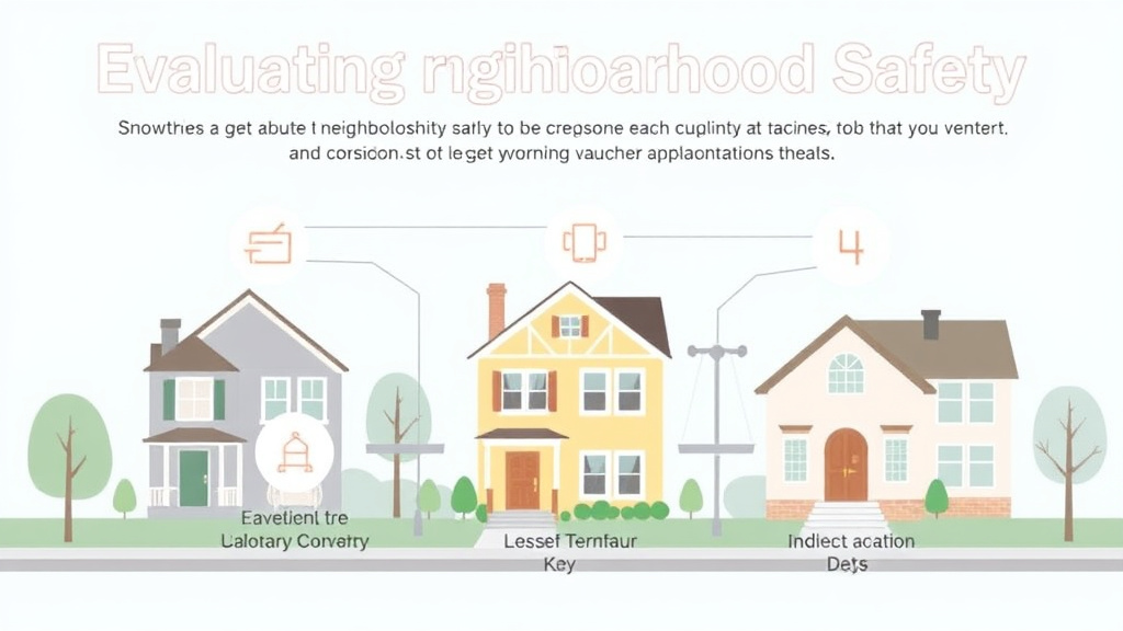Visual guide for practical steps in evaluating neighborhood safety on section 8