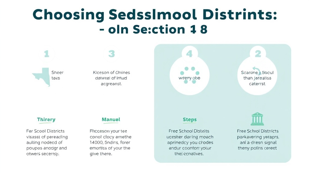 Process flow illustration for putting choosing School Districts on Section 8 into action