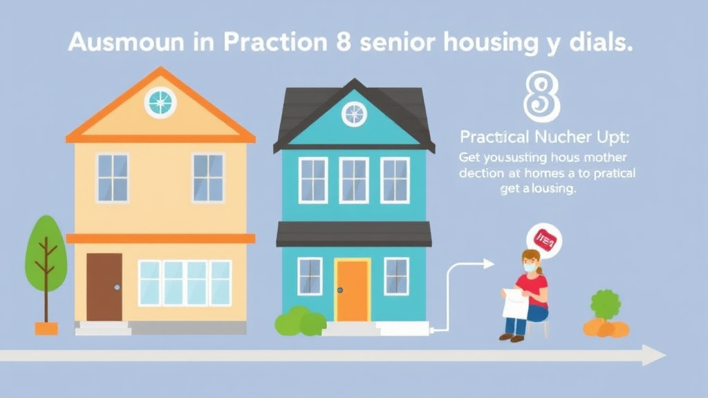 Visual guide for practical steps in section 8 senior housing options