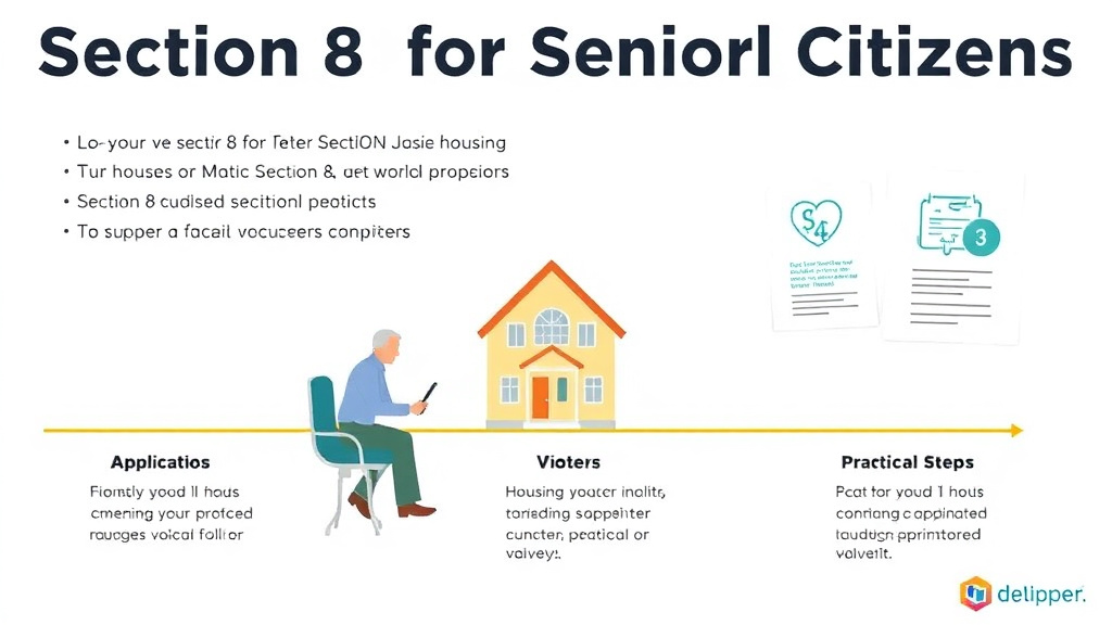 Step-by-step visual guide for implementing section 8 for Senior Citizens