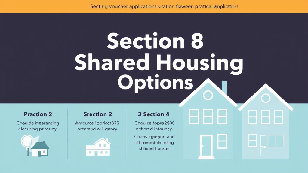 Process flow illustration for putting section 8 Shared Housing Options into action