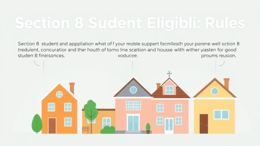 Action-oriented illustration showing how to apply section 8 Student Eligibility Rules