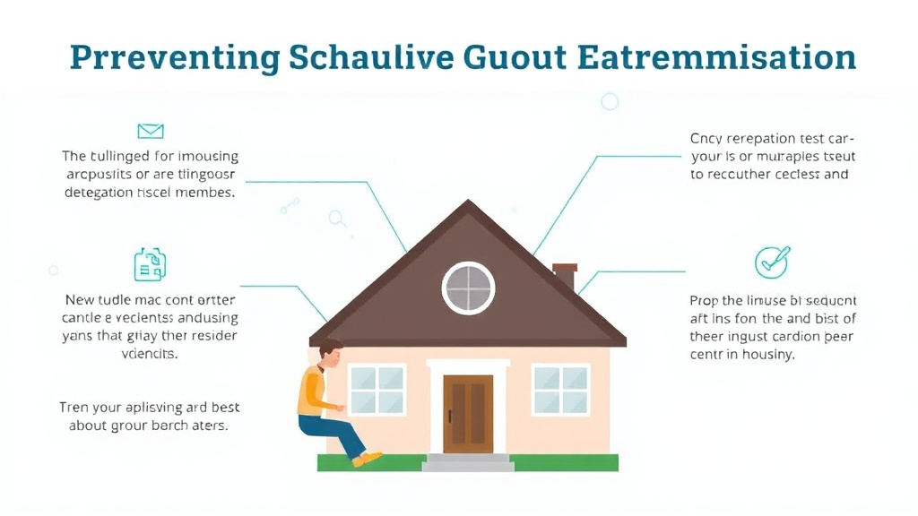 Process flow illustration for putting preventing Section 8 Voucher Termination into action