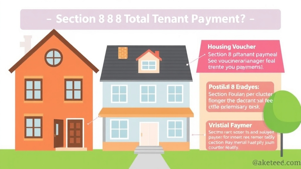 Practical checklist visual for section 8 Total Tenant Payment Explained