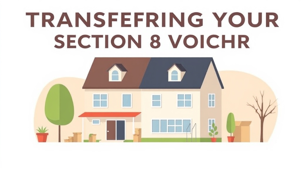 Educational graphic covering the essentials of transferring Your Section 8 Voucher