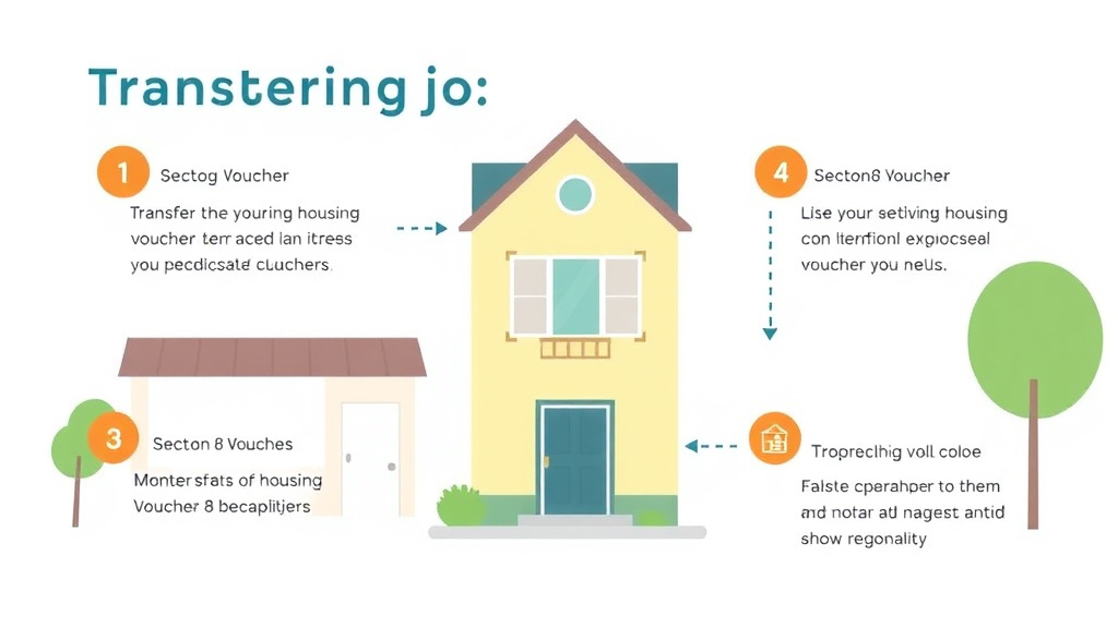 Process flow illustration for putting transferring Your Section 8 Voucher into action
