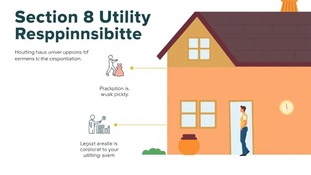 Action-oriented illustration showing how to apply section 8 Utility Responsibilities